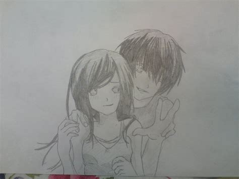Anime Couple Drawing At Getdrawings Free Download