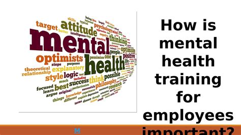How Is Mental Health Training For Employees Important By