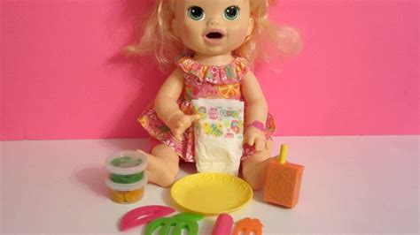 Baby Alive Snackin Sara Doll Unboxing And Feeding Youtube