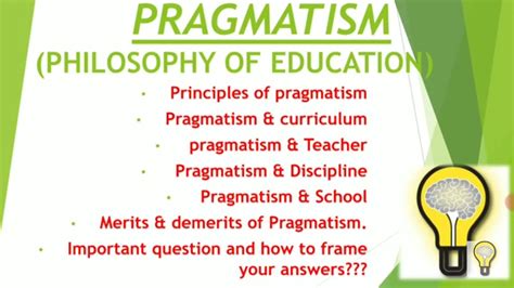 Pragmatism Philosophy Of Education School Of Philosophy For Bedctet