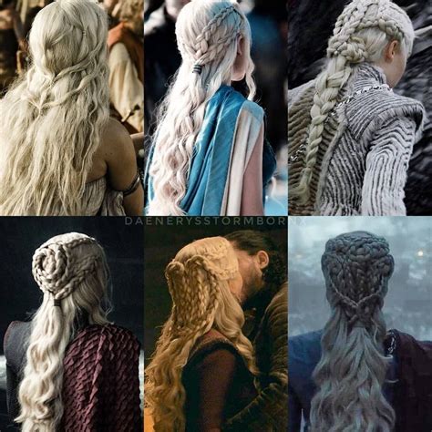 Daenerys Targaryens Hair Evolution In 2020 Hair Styles Daenerys