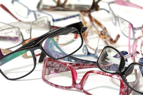 Many Glasses Many Colors Stock Image Image Of Ophthalmologist 16459291