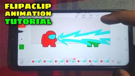 Among Us Kill Animation Flipaclip Tutorial With Finger Youtube