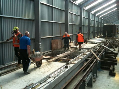 7 Cube Concrete Poured In Rail Vehicle Shed Today Rimutaka Incline