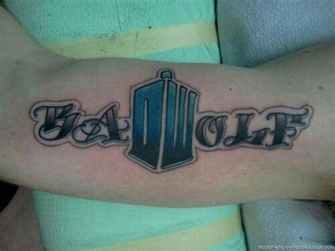 Doctor Who Bad Wolf Tattoo My Doctor Pinterest