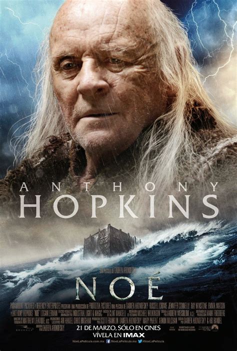 Poster De Anthony Hopkins Para La Película Noé Proyector Xd