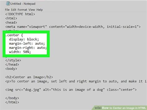 How To Center Text In Html With Pictures Wikihow Images