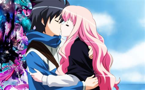 Boy And Girl Anime Kissing Wallpapers Wallpaper Cave Gambaran