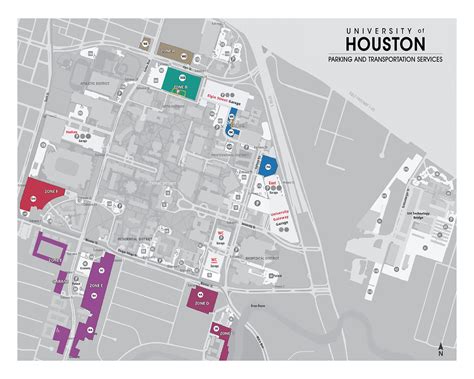 Parking Maps University Of Houston