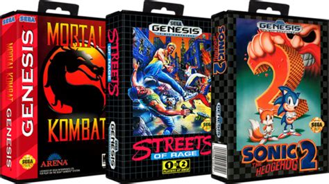 Sega Genesis 3d Boxes Pack Usa 775 Artwork Emumovies
