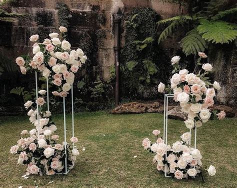 Matte Black Modern Rectangular Tall Metal Stand Wedding Etsy Flower