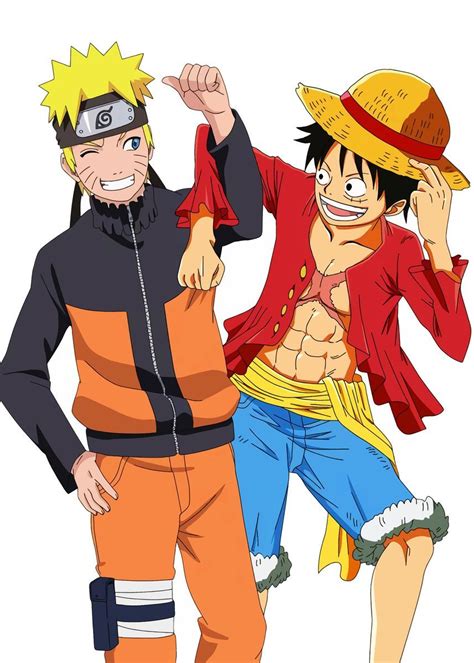 Naruto And Luffy Eating Ramen Naturut