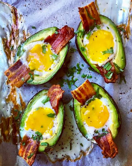 Avocado And Bacon Egg Boats By Dianemorrisey Quick And Easy Recipe