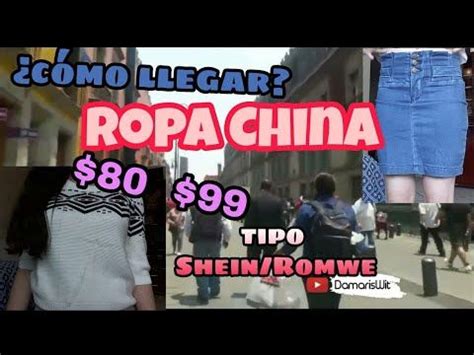 Tienda ROPA CHINA MIXCALCO CDMX BARATA YouTube Ropa China Tiendas