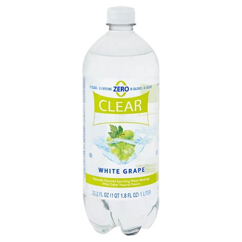 Clear American Sparkling Water White Grape 338 Fl Oz