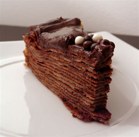 Chocolate Crepes Cake Quick Dessert