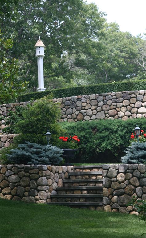 Lazy Hill Dove Cote As Focal Point Beautiful Stone Retaining Walls