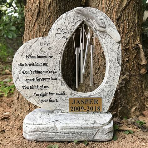 Pet Memorial Stones For Dogs Or Catsdog Memorial Stones Grave Etsy