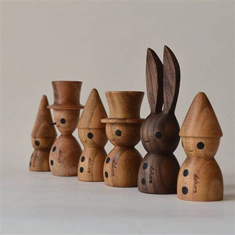 Woodturning Woodcarving Woodworking Tomte Bunny Bunny Hasegawa