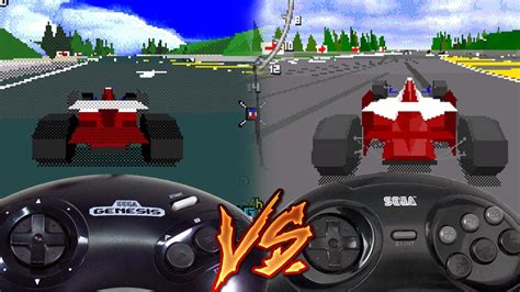 Sega Genesis Vs Sega 32x Virtua Racing Youtube