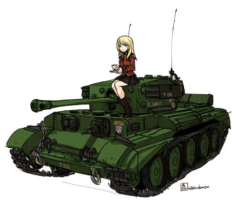 Earl Grey Girls Und Panzer Drawn By Tora Jun Danbooru