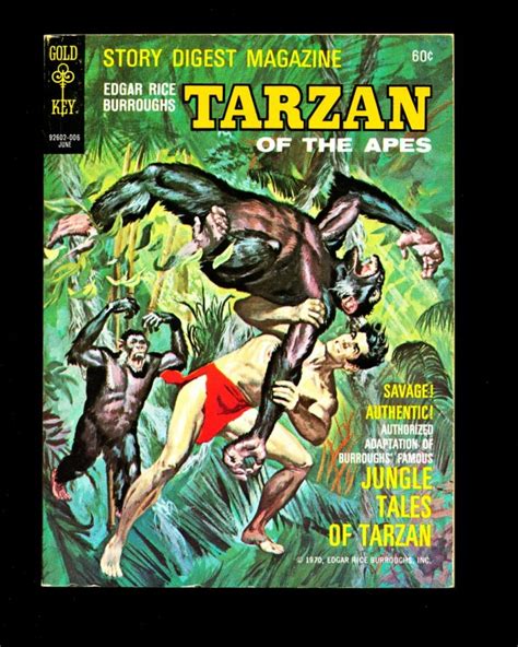 tarzan of the apes story digest 1 edgar rice burroughs gold key adventure house