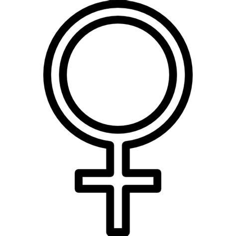 Venus Signs Signaling Femenine Woman Girl Gender Symbol Female Icon