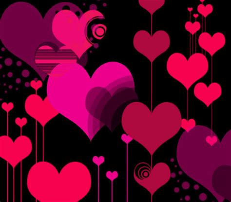 Dripping Pink Hearts Facebook Timeline Cover Backgrounds Pimp My