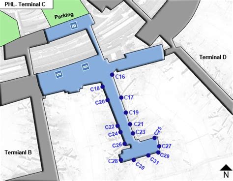 Map Of Philadelphia Airport Terminals World Map