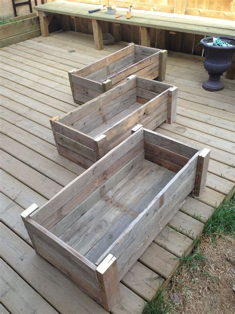 Three More Planter Boxes For The Garden Made From The Ever Versatile