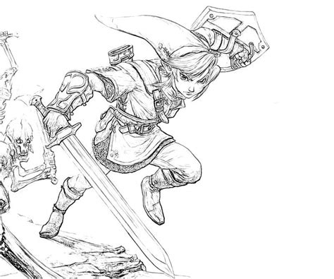 Zelda Guardian Coloring Pages Coloring Pages