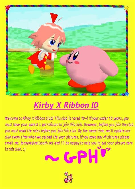 Kirby X Ribbon Club Id No 1 By Kirbyxribbonclub On Deviantart