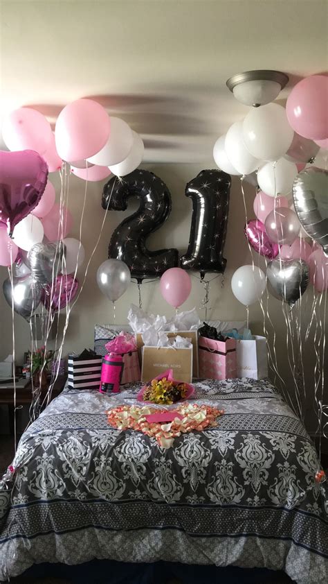 What to get for wife birthday. 21st Birthday surprise! | 21st birthday decorations ...