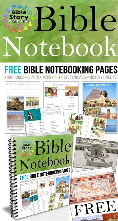 Free Printable Bible Notebooking Pages