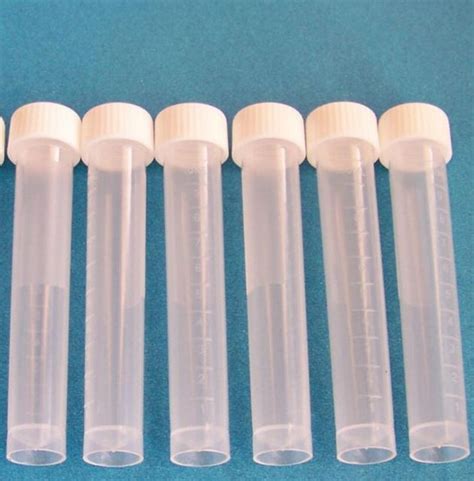 2021 10ml Plastic Frozen Test Tubes Vial With Seal Cap Container For