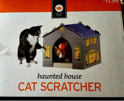 Melissas Mochas Mysteries And Meows Target Haunted House Cat Scratcher