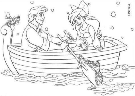 A witch turned into a beauty. The Little Mermaid Ariel And Prince Eric Coloring Page ...