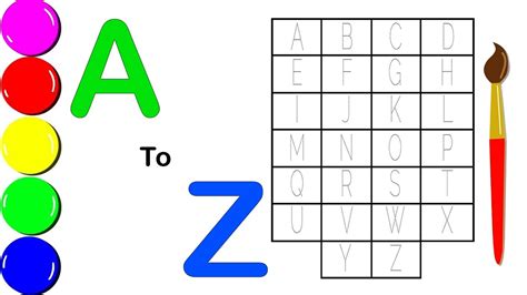 Alphabets Coloring And Drawing Learn Alphabets