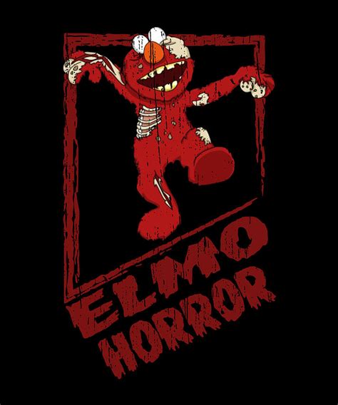 Elmo Horror Digital Art By Alem Malta Fine Art America