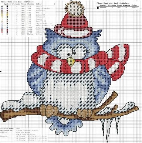 Plus, use our caption/border maker tool to chart your own words. free owl cross stitch patterns ...