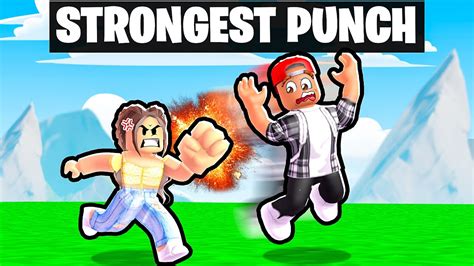 Roblox Strongest Punch Simulator Youtube