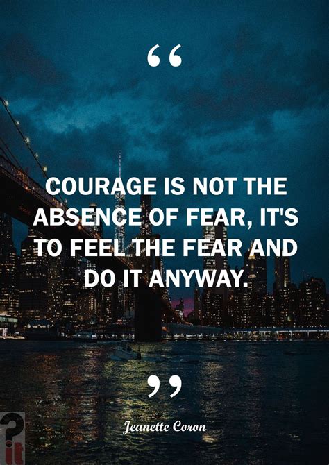 Courage Quote About Strength Learning To Be Strong And Be Brave