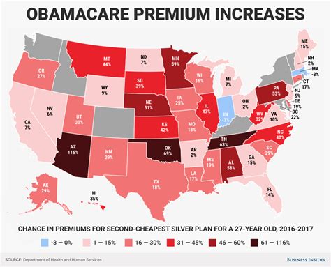 What is individual health insurance? Here's how much HHS says Obamacare premiums will rise in every state - Business Insider