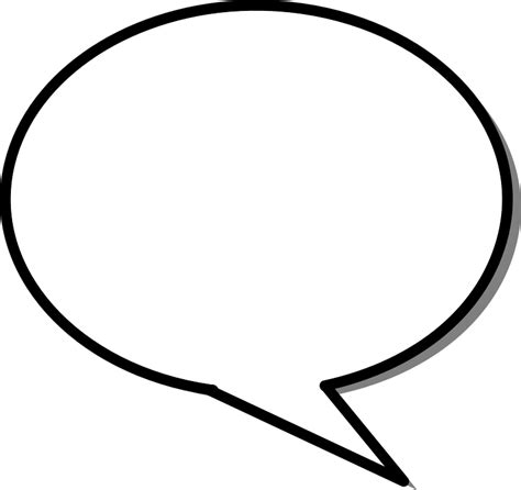 Speech Bubble Ellipse Free Vector Graphic On Pixabay