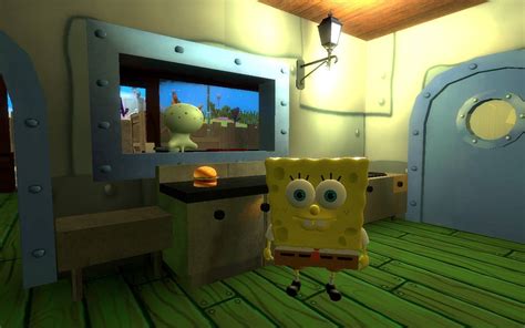 Spongebob And Squidward At The Krusty Krab Gmod By Gianlucarugergr On