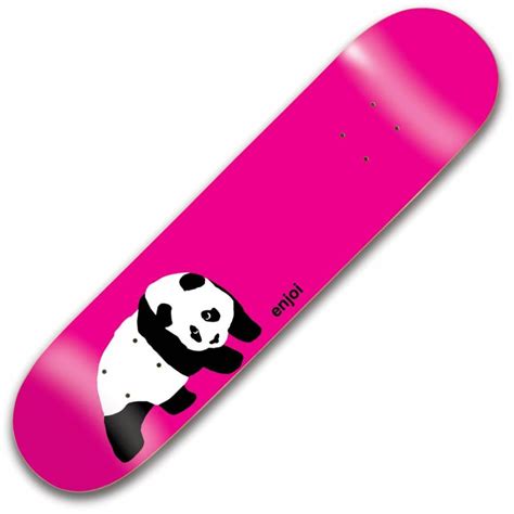 Enjoi Skateboards Enjoi Pink Panda Deck 78 Enjoi Skateboards From