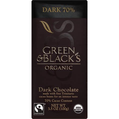 Organic Dark Chocolate 70 Cocoa Bar 35 Oz