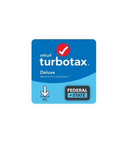 TurboTax Deluxe 2022 Federal State E File 1 Ct Kroger