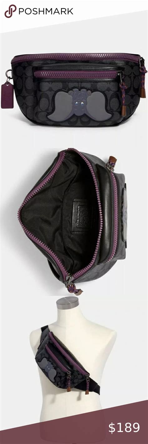 Coach rexy and carriage belt bag black multi/gunmetal one size. Coach Disney X Coach Terrain Dumbo Belt Bag | Coach ...