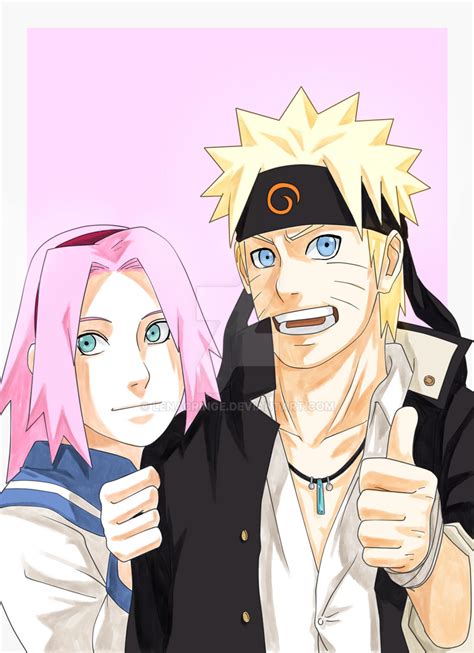 Naruto And Sakura By Lenacringe On Deviantart